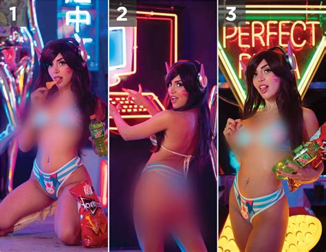 Overwatch D Va Bikini Cosplay Print X Etsy