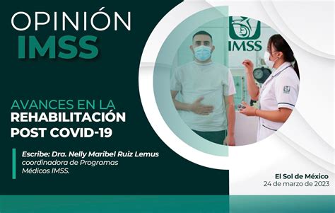 Avances En La Rehabilitaci N Post Covid Instituto Mexicano Del