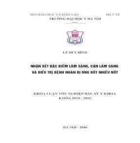 Nhận xét đặc điểm lâm SàNG cận lâm SàNG và điều TRị BệNH NHÂN bị ONG đ