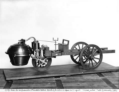 Steam Powered Car Invented By Nicolas Joseph Cugnot 1725 1804