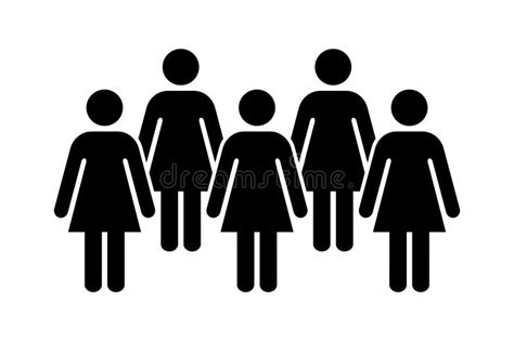 Symbol Icon Of Women Stock Vector Illustration Of Isolated 302784337
