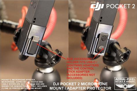 Dji Pocket Microphone Mount For Cold Hot Shoe Mics For Etsy