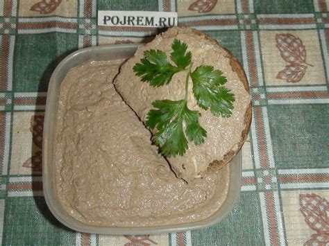 Паштет из куриной печени со сливками - пошаговый рецепт с фото