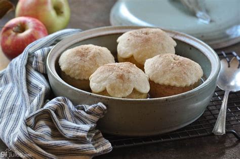 Gluten Free Baked Apple Pies - topped w/ award-winning gfJules crust!
