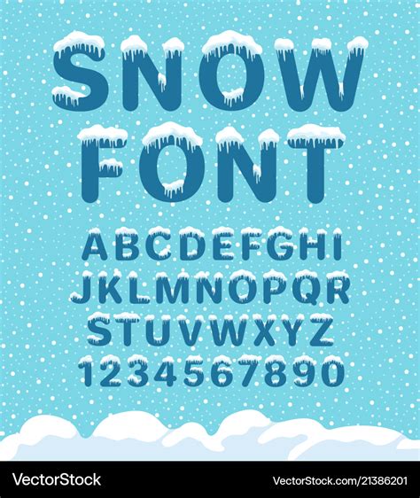 Snow Letters Font