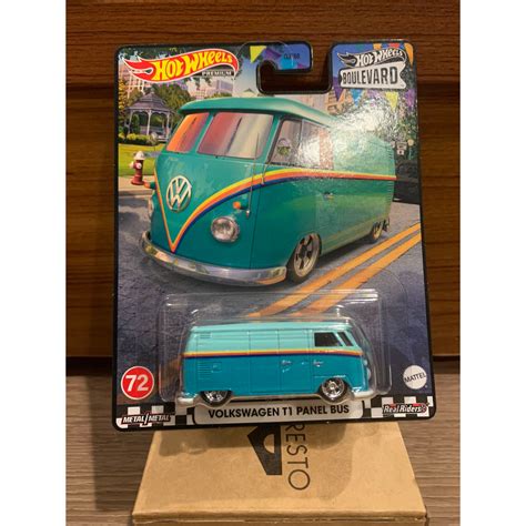 風火輪 Hot Wheels 林蔭大道 廂型車 膠胎 福斯 VOLKSWAGEN T PANEL BUS 麵包車 蝦皮購物