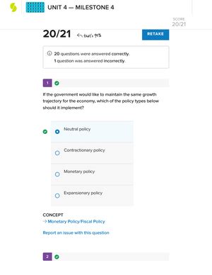 Sophia Pathways Principles Of Macroeconomics Final Milestone