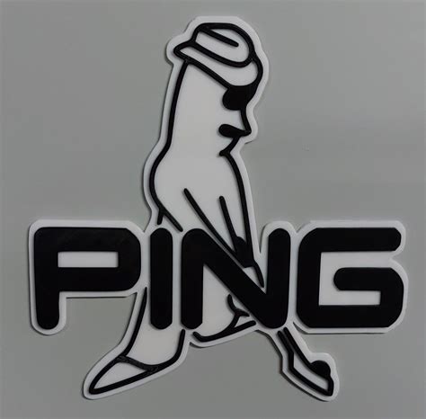 Download Stl File Ping Golf Sign • 3d Printer Model ・ Cults