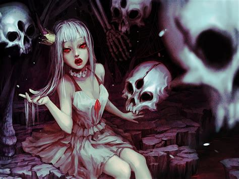 1280x720px | free download | HD wallpaper: Fantasy, Vampire, Anime ...