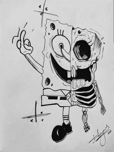 Spongebob Stencil Art
