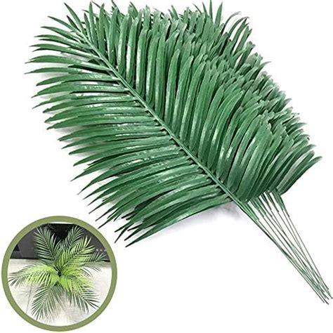 Amazon Artificial Palm Plants Leaves Faux Fake Tropical Large Palm