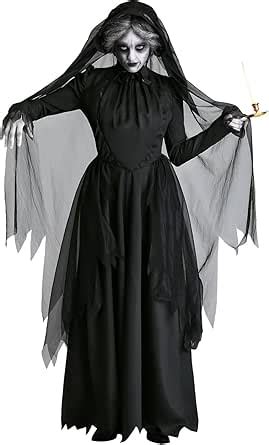 Halloween Costume Women S Zombie Bride Dress With Bridal Veil And Hat