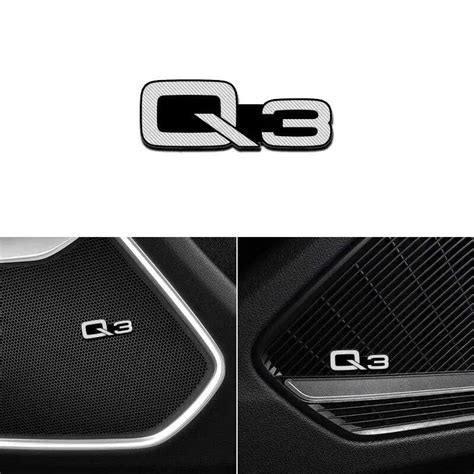 4pcs Audi Q3 Door Speaker Emblem