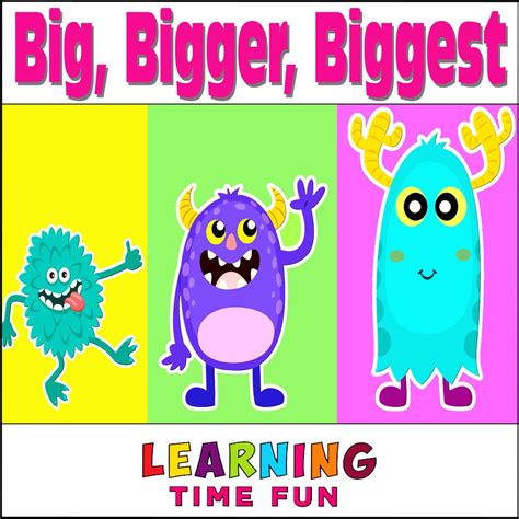 big bigger biggest single  learning time fun  apple