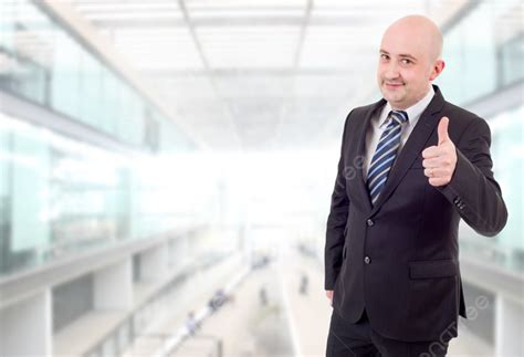 Happy Business Man Going Thumb Up Photo Background And Picture For Free