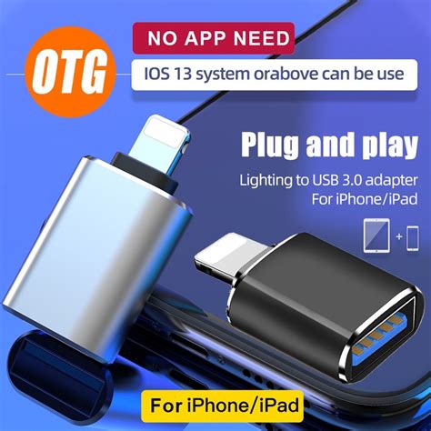 Jual Konverter Otg Iphone Lightning To Usb 30 Converter Adapter Transfer Connector Mouse