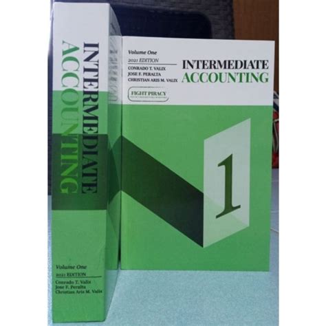 Intermediate Accounting Volume Edition Valix Lazada Ph