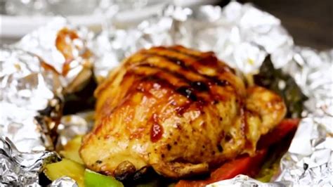 How To Make Chicken In Aluminium Foil Youtube