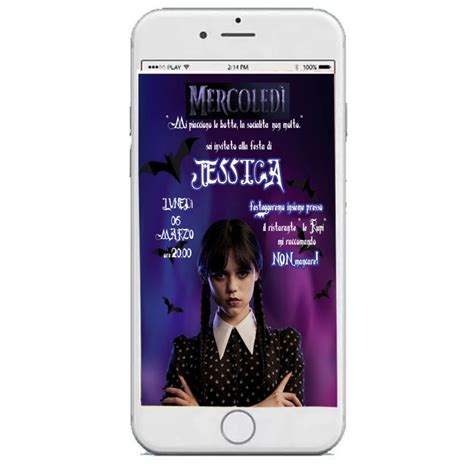 Invito Digitale Mercoled Addams