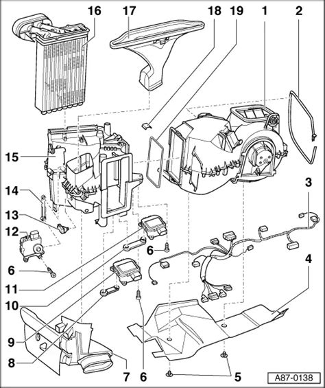 Audi Workshop Manuals A Mk Heating Ventilation Air Conditioning