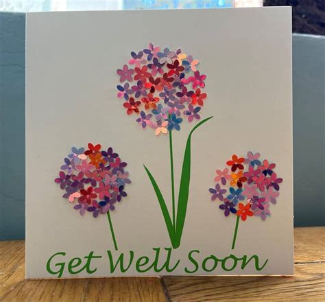 Handmade Get Well Soon Card By Oskar And Catie