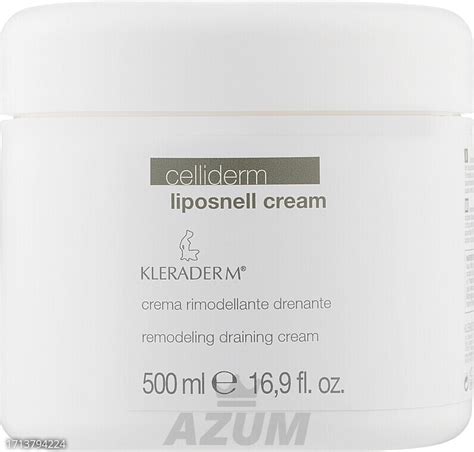 Kleraderm Крем антицеллюлитный для тела Celliderm Liposnell Cream 500мл ...