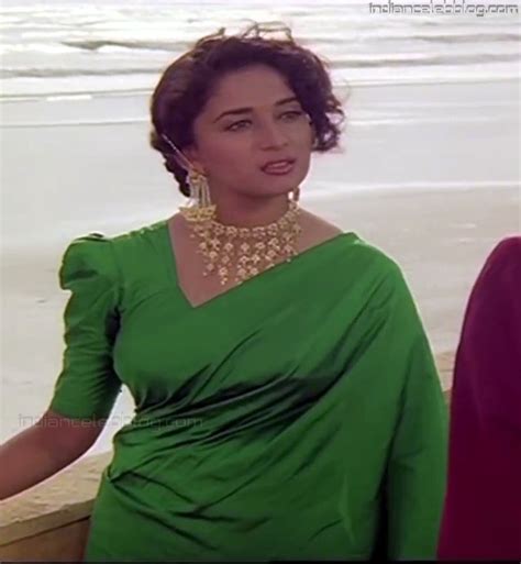 Madhuri Dixit Bollywood Actress Pyar Kd Hot Saree Pics