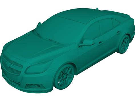Chevrolet Malibu 3d Model 2013 3dcadbrowser