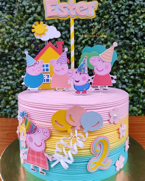 Bolo Da Peppa Pig Cumple Peppa Pig Peppa Pig Cakes Peppa Pig