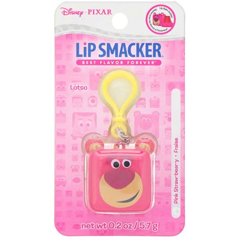 Lip Smacker Pixar Cube Lip Balm Lotso Pink Straw Bear Y Oz G