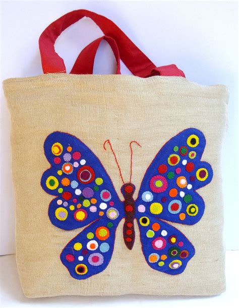 Butterfly Tote Tote Bags Handmade Handmade Tote Diy Tote Bag