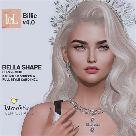 Second Life Marketplace Lelutka Billie Shape Wrens Nest Bella