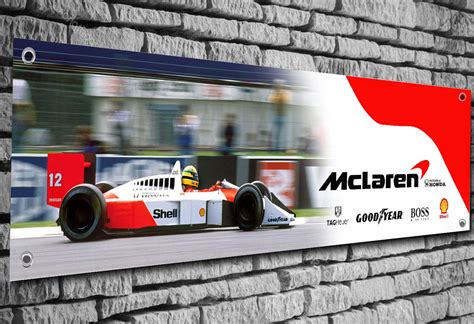 Mclaren F1 Mp44 Ayrton Senna Garageworkshop Banner