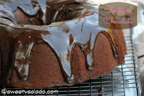 Torta De Chocolate Con Ganache De Chocolate Sweet Y Salado