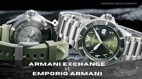 Armani Exchange Vs Emporio Armani Watches Which Is The Best Investment