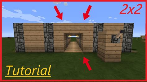 Minecraft Geheimtür bauen Tutorial YouTube