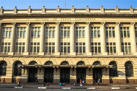 Julio Prestes station editorial stock photo. Image of external - 113096048
