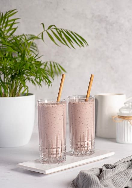 Premium Photo | Food photography of protein milkshake