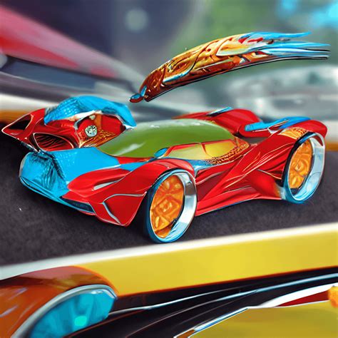 Dise A Un Auto Hot Wheels Con Elementos Futuristas O De Fantas A Creative Fabrica