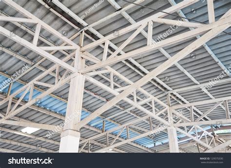 metal roof structure stock photo  shutterstock