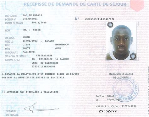 titre de sejour vie privee  familiale hesterephra