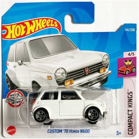 Hot Wheels Custom Honda N White Hw Compact Kings Perfect Birthday Gift Miniature