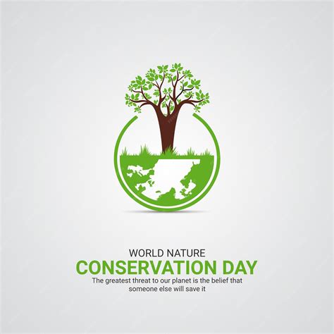 Premium Vector | World Nature Conservation Day world nature