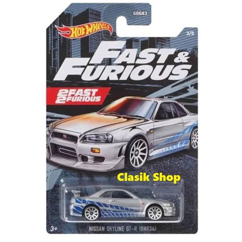 Jual Hot Wheels Nissan Skyline Gt R R Gtr Fast And Furious Rare Shopee Indonesia