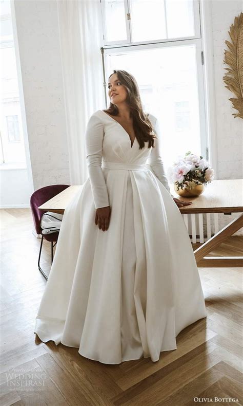 Olivia Bottega 2021 Plus Size Wedding Dresses | Wedding Inspirasi