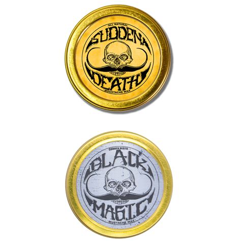 Sudden Death & Black Magic Sudden Death No Heat Needed Mustache Wax Se