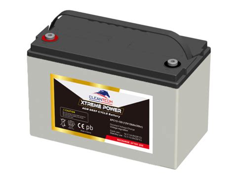 Battery Deep Cycle Agm 12 Volts 120 Ah Maintenance Free Made In