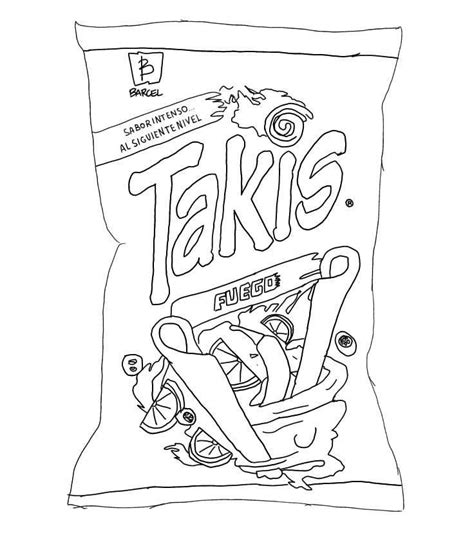 Flamin Hot Cheetos Coloring Pages 2025