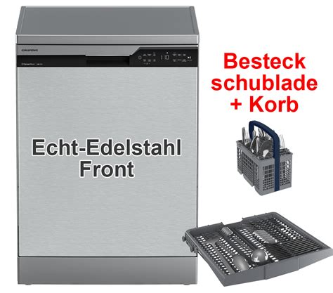 Grundig GNFP 4551 XB *E* Stand-Geschirrspüler 60 cm Inox - mit ...