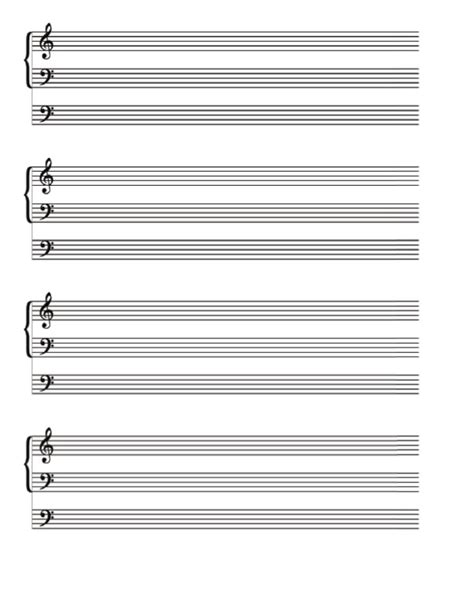 Notenpapier » kostenlos zum Ausdrucken & Download